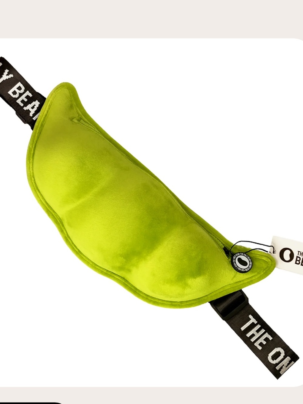 Edamame plush Crossbody Bean Bag Purse